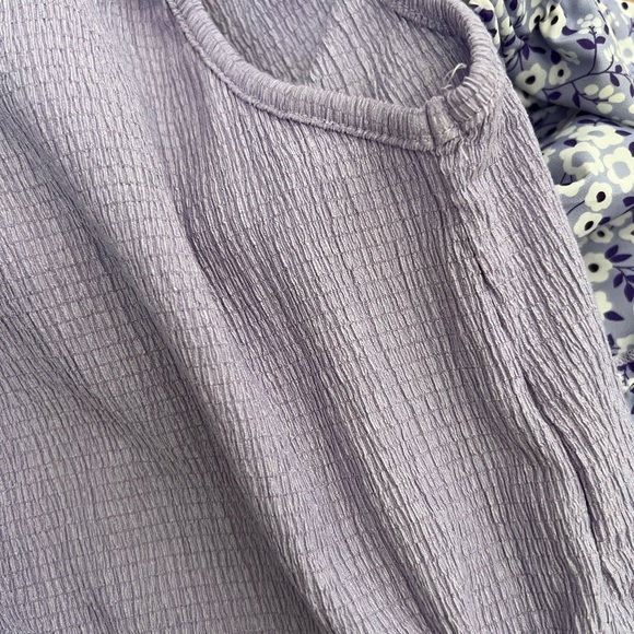 Girls Lavender and White Floral summer outfit - Picture 4 of 4